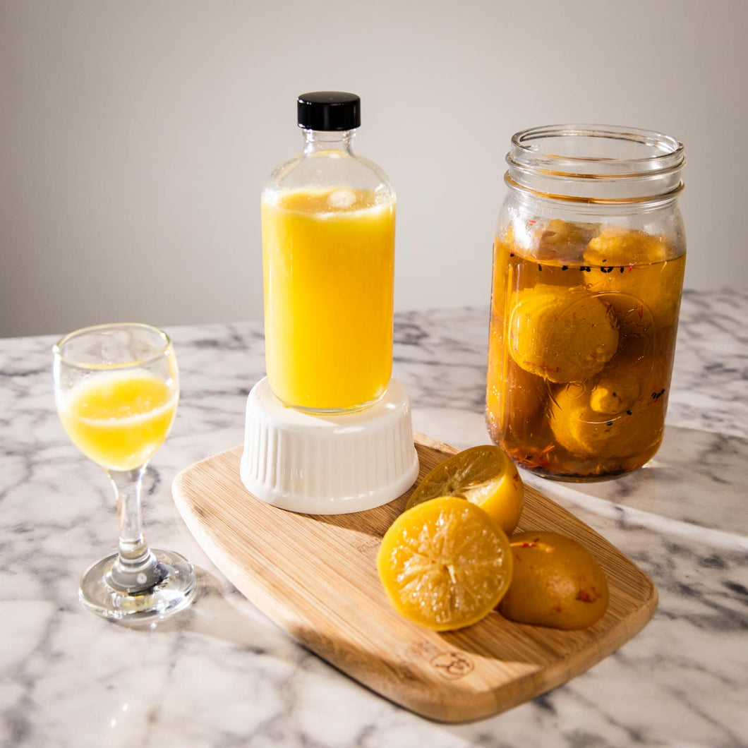 Balancing Act Syrups & Mixers: Clarified Moroccan Preserved Lemon