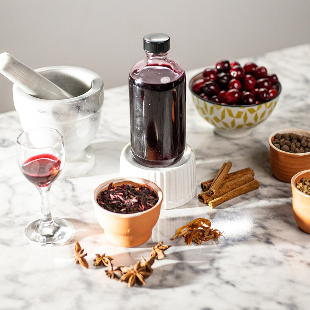 High Bar Syrups & Mixers: Spiced Cranberry